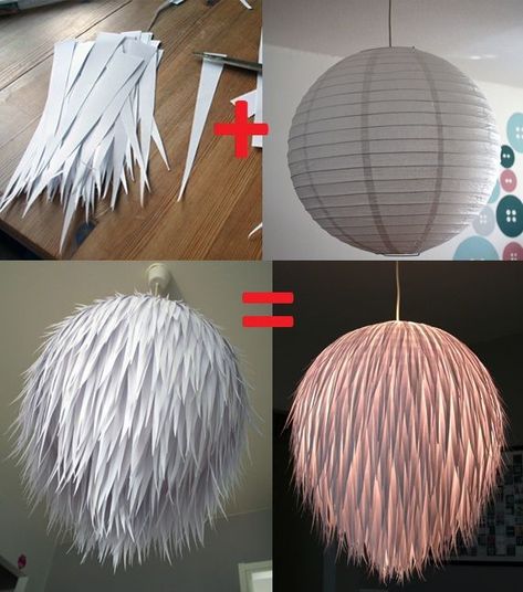 Paper Decorations Diy, Paper Lanterns Diy, Lampe Diy, Diy Lampe, Pinterest Diy Crafts, Diy Chandelier, Pinterest Diy, Diy Lamp, Décor Diy