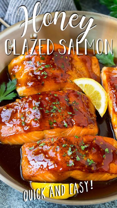 Seafoods Recipe, Salmon Salsa, Honey Salmon Recipes, Honey Soy Salmon, Honey Glazed Salmon Recipe, Salmon Recipes Oven, Salmon Recipes Baked Healthy, Delicious Salmon Recipes, Honey Glazed Salmon