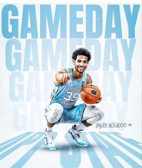 Gameday Graphics, Basketball Pictures Poses, Gymnastics Posters, Sports Advertising, Sports Design Ideas, Unc Basketball, Sport Portraits, Sports Design Inspiration, Sport Banner