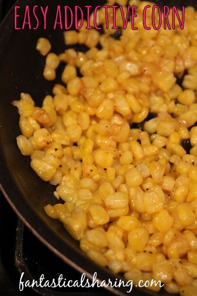 Easy Addictive Corn // 6 simple ingredients to make the best corn you'll ever have! #SundaySupper #corn #sidedish Cob Recipes, Parmesan Corn, Canned Corn Recipes, Corn Recipes Side Dishes, Salty Food, Cream Corn, Beef Meals, Yummy Bites, Corn Dishes