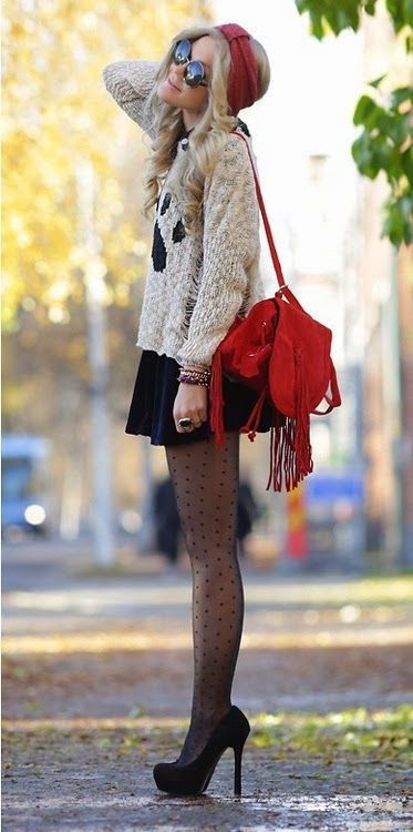 White skater skirt