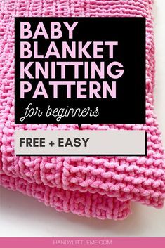 Knit Throw Blanket Pattern, Baby Blanket Knitting Pattern Easy, Easy Baby Knitting Patterns, Knit Baby Blanket Pattern Free, Easy Knit Baby Blanket, Free Baby Blanket Patterns, Knitting Blanket, Blanket Knitting Pattern, Knitting Patterns Free Blanket