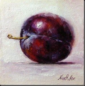 Plum Painting, Fruit Painting, 수채화 그림, Daily Painting, Painting Still Life, Still Life Art, Fruit Art, Chiaroscuro, Still Life Painting