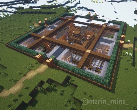 Underground Base Minecraft, Roof Minecraft, Minecraft Underground Base, Minecraft Underground, Cute Minecraft Houses, Minecraft Plans, Building Concept, Minecraft House, Minecraft Ideas