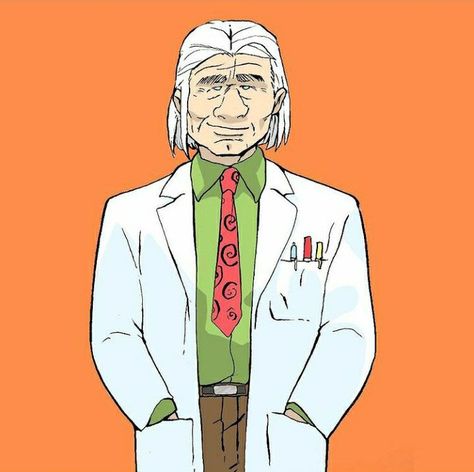 Old Man Anime Character, Anime Scientist, Old Man Character Design, Man Character Design, Character Art Design, Scientist Cartoon, Character Design Anime, Man Anime, Animation Character