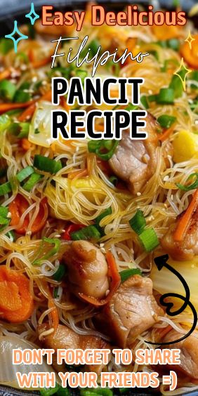 Filipino Pancit Recipe Filipino Rice Noodle Recipes, Philippine Noodles Recipes, Saifun Bean Threads Recipes, Philippine Pancit Recipe, Chicken Pancit Bihon Recipe Filipino, Shrimp Pancit Recipe Filipino, Pancit Recipe Filipino Easy Chicken, Filipino Food Dinner, Filipino Noodles Pancit Recipe