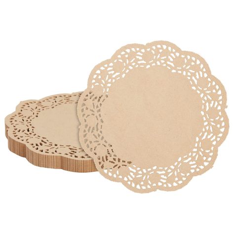 Plates Crafts, Lace Pattern Design, Paper Lace Doilies, Decorative Placemats, Rehearsal Dinner Decorations, Wedding Tableware, Dessert Table Decor, Rustic Wedding Reception, Paper Doilies