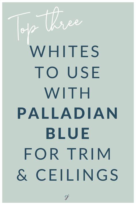 Find out the best whites to use with this blue green colour, as well as beautiful paint colour schemes. Palladian Blue Ceiling, Benjamin Moore Palladian Blue, Paint Colour Schemes, Dark Blue Grey Paint, Blue Benjamin Moore, Palladian Blue Benjamin Moore, White Dove Benjamin Moore, Dr Kitchen, Palladium Blue