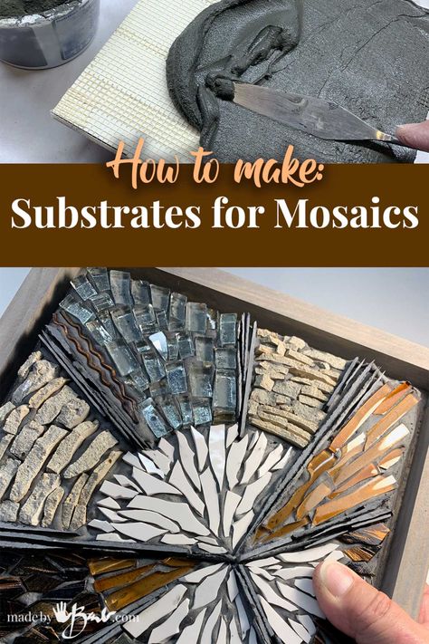 Stone Mosaic Art, Abstract Mosaic Art, Easy Mosaic, Wood Cradle, Mosaic Art Diy, Mosaic Kit, Mosaic Art Projects, Mosaic Tile Art, Glass Mosaic Art