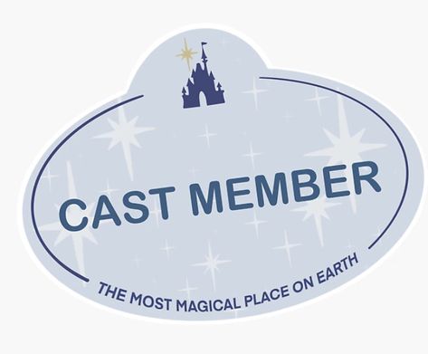 Cast Member, Magical Places, Name Tags, Sticker Design, Vinyl Sticker, It Cast, Nails, For Sale, Art