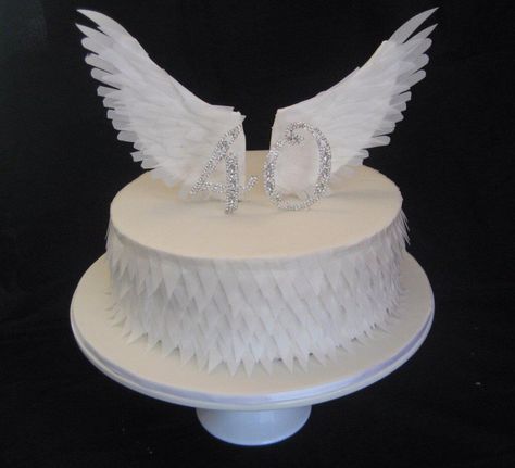 Angel Perfume Birthday Cake, Angel Cake Design, Birthday Cake Fairy, Birthday Cake 9, Angel Birthday Cake, Angel Wing Cake Topper, Birthday Cake Christmas, Birthday Cake 10, Angel Wings Cake