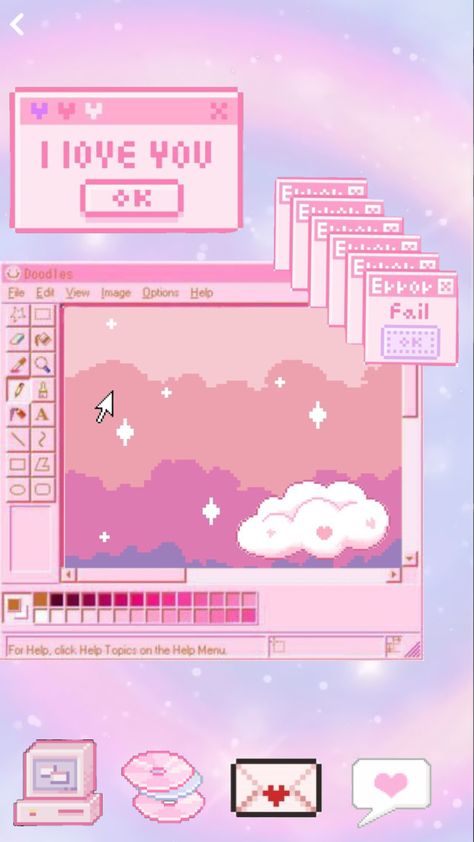 Kawaii Computer #kawaii #pixel #computer #technology Cute Gamer Wallpaper, Pixel Game Wallpaper, Game Astethic, Pink Pixel Wallpaper, Pink Kawaii Wallpaper, Pixel Computer, Retro Video Games Art, Kawaii Computer, Pixel Aesthetic