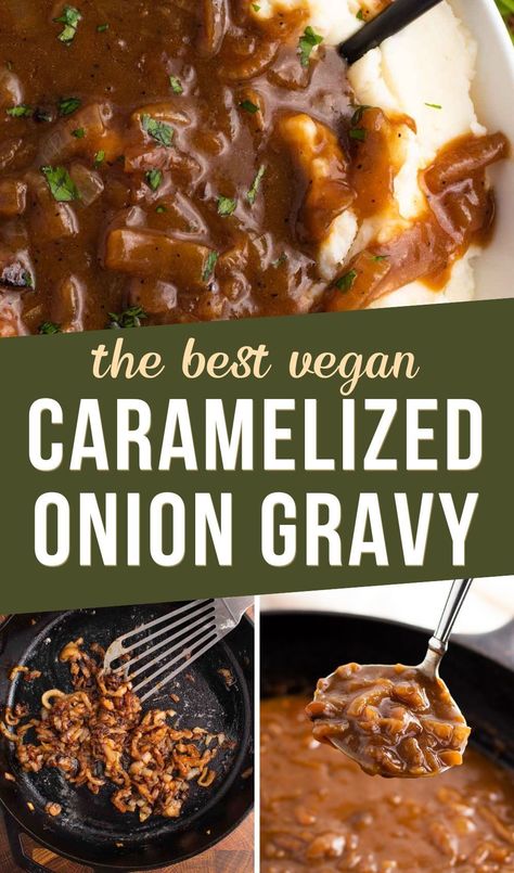 Vegan Brown Gravy, Vegan Gravy Recipe, Vegetarian Gravy Recipe, Onion Gravy Recipe, 2023 Thanksgiving, Vegetarian Gravy, Vegan Gravy, Holidays 2023, Vegan Holiday