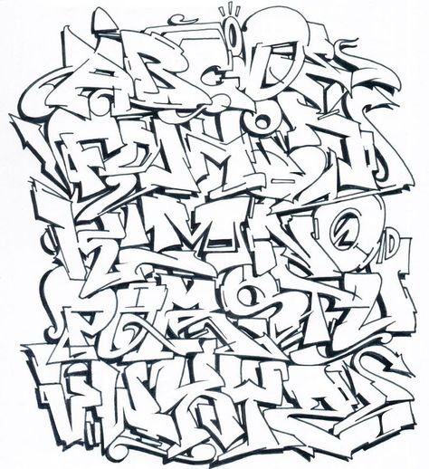 Pedacosdeneve: Graffiti Font D4C Alphabet Tag, Blitz Tattoo, Graffiti Alphabet Styles, Alphabet Graffiti, Alfabet Font, Graffiti Lettering Alphabet, Graffiti Art Letters, Graffiti Wildstyle, Chicano Lettering