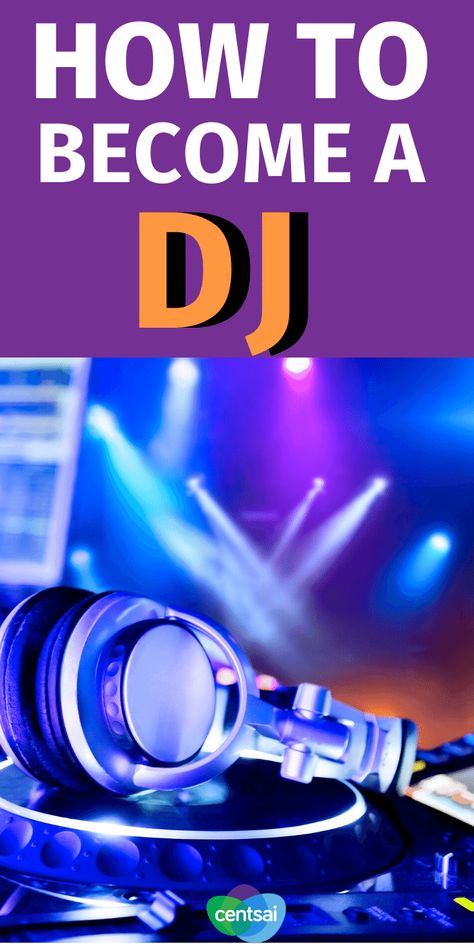 Does getting paid to be the life of the party sound like a dream side hustle to you? Learn how to become a DJ, and you can do just that. #CentSai #sidehustle #makemoremoney #DJ #makemoremoneyideas #makemoremoneyextracash How To Become A Dj, How To Dj, Month Vision Board, Learn To Dj, Dj Business, Making Extra Money, Music Making, Physical Education Games, Getting Paid