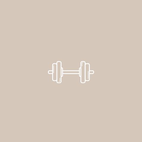 Beige Gym Aesthetic, Workout Widget, Gym Widget, Fitness App Icon, Cream Icons, Gym App, Gym Icon, Ios14 Icons, Vintage App