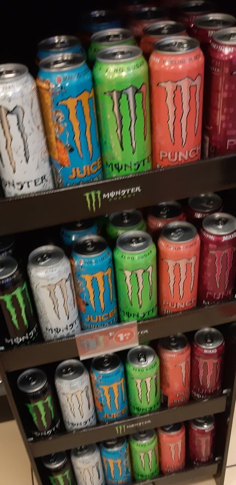 Monster Energy Drinks, Monster Wall, Monster Pictures, Monster Crafts, Monster Energy Drink, Skater Aesthetic, Love Monster, Pre Workout, Monster Can