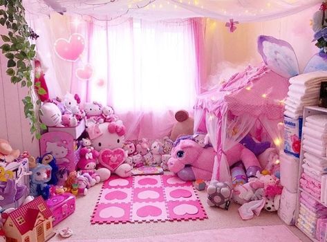 Little Safe Space Aesthetic, Kawaii Room Ideas, Kid Bedrooms, Princess Room, Space Room, Play Mats, غرفة ملابس, Cute Room Ideas, Kawaii Room