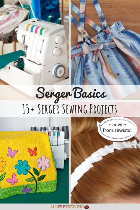 You don't have to scour the internet for serger patterns. We've done the heavy lifting for you with this collection. Plus, we're sharing advice from our readers who use sergers to help you before you buy or as a beginner. Serger Projects Ideas Free Pattern, Serger Sewing Projects, Sewing Serger, Serger Patterns, Brother 1034d, Serger Projects, Serger Tips, Serger Sewing, Beginner Sewing Projects Easy