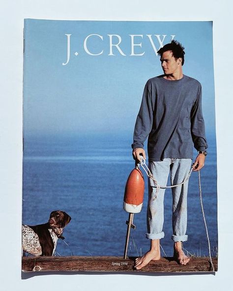 @lostjcrew on Instagram: "⠀1994." J Crew Magazine, Still Life Photography Clothes, J Crew Ads 90s, Mens Sailing Fashion, Lost J Crew, Vintage Coastal Outfit, 90s J Crew Men, Nautical Style Mens, Coastal Grandpa Style