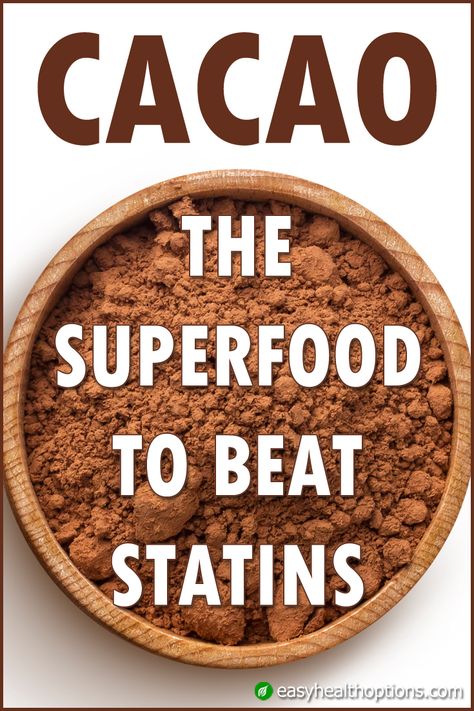 This week my wife and I realized how good we feel after a raw cacao powder-banana smoothie. It’s not all that surprising considering cacao has 40 times the antioxidants of blueberries. But I decided to look further into cacao’s health benefits and was even more impressed by how they challenge statins... How To Use Cacao Powder, Navitas Cacao Powder Recipes, Cacao Powder Recipe Smoothie, Molasses Benefits Health, Cacao Powder Recipe Healthy, Raw Cacao Recipes, Cocoa Powder Benefits, Benefits Of Cacao Powder, Cacao Nibs Benefits