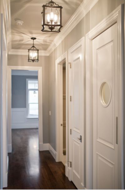 Small Hallway Lighting, Hallway Lighting Ideas, Hallway Lights, Hallway Ceiling Lights, Ceiling Lights Diy, Hallway Ceiling, Hallway Light Fixtures, Hall Lighting, Upstairs Hallway