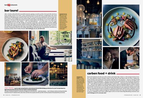 Ottawa magazine - Top 10 New Restaurants on Behance Behance Layout, Food Magazine Layout, Travel Blog Design, Indesign Layout, Magazine Layout Inspiration, 잡지 레이아웃, Newspaper Layout, Pub Design, Editorial Design Layout