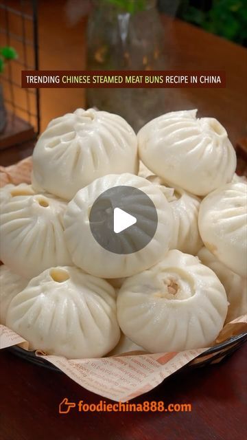 1.3M views · 75K likes | Wayne Shen on Instagram: "Trending Chinese steamed meat buns recipe in China. Do you want to try? #recipe #cooking #chinesefood #buns #bread #baozi #dimsum #comfortfood" Chinese Steamed Buns Recipe, Steam Buns Chinese, Steamed Bao Buns Recipe, Shrimp Bao Buns, Steam Buns Recipe Easy, Chinese Buns Recipe, Meat Buns Recipe, Stuffed Buns Recipe, Banh Bao Recipe