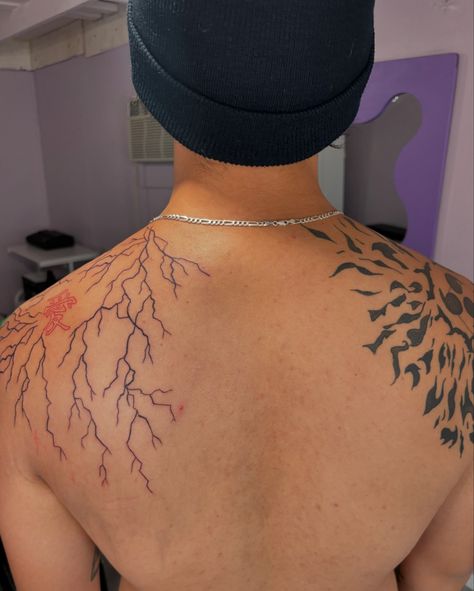 Any Naruto fans?? Peep the healed curse mark 🙂‍↕️ #naruto #tattoo #femaletattooartist Cursed Mark Tattoo, Naruto Inspired Tattoos, Sasuke Curse Mark Tattoo, Sasuke Tattoo, Sasuke Curse Mark, Curse Mark Tattoo, Curse Mark, Black Men Tattoos, Mark Tattoo