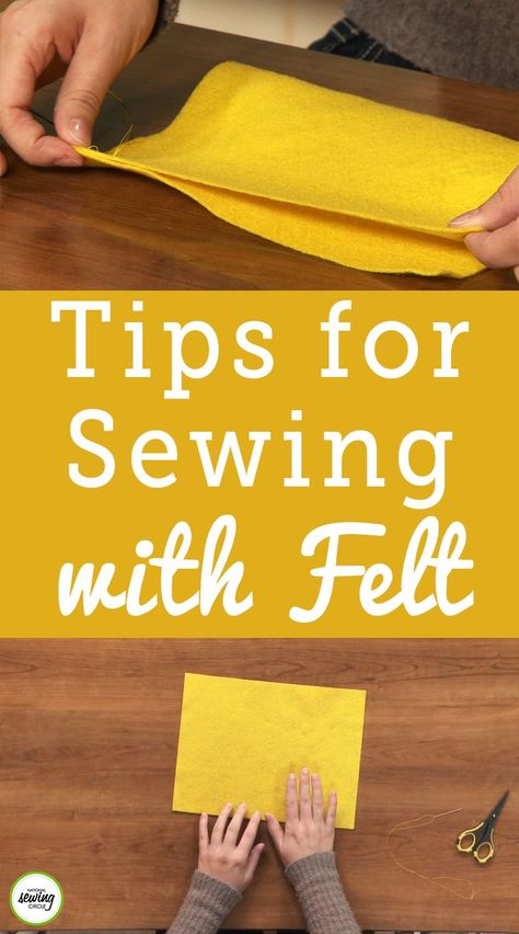 Tips For Sewing, Sewing Circles, Beginner Sewing Projects Easy, Leftover Fabric, Sewing Projects For Beginners, Sewing Skills, Felt Fabric, Sewing For Beginners, Sewing Tips