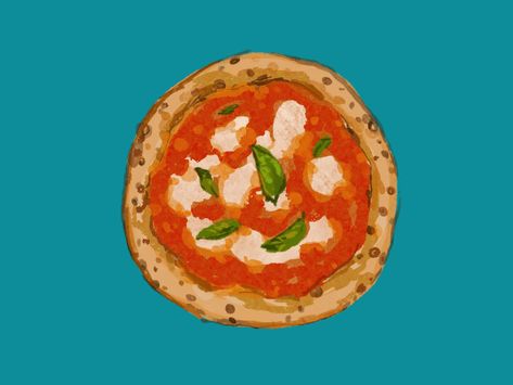 Pizza Animation, Pizza Gif, Modern Restaurants, Pizza Games, Pizza Logo, Pizza Burgers, Dominos Pizza, Modern Restaurant, Flat Illustration