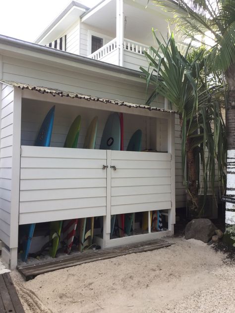 The Atlantic, Byron Bay Kayak Shed Storage, Outdoor Surfboard Storage Shed, Stand Up Paddle Board Storage, Outdoor Surfboard Storage, Surfboard Shed, Surf Board Storage, Surf Shed, The Atlantic Byron Bay, Paddle Board Storage