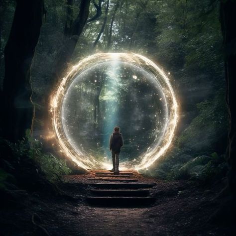 Fantasy Portal Aesthetic, Fantasy Portal Art, Magic Portal Aesthetic, Magic Portal Art, Spiritual Portal, Portal Aesthetic, Light Portal, Portals Aesthetic, Portal Magic