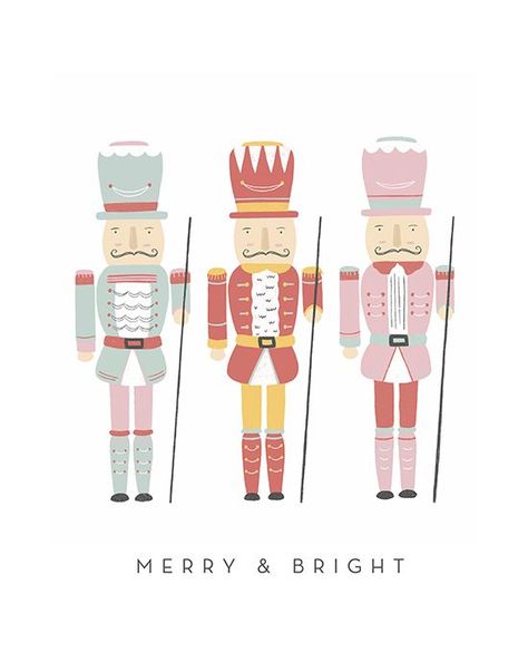 Nutcracker Image, Nutcracker Decor, Charity Christmas Cards, Christmas Stationery, Christmas Print, Christmas Mood, Nutcracker Christmas, Christmas Illustration, Christmas Watercolor