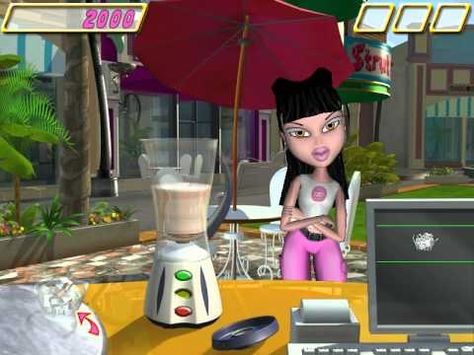 Bratz Video Game, Bratz Game, Old Pc Games, Barbie Computer, Bratz Rock Angelz, The Bratz, Nostalgia 2000s, Girl Games, 2000s Nostalgia