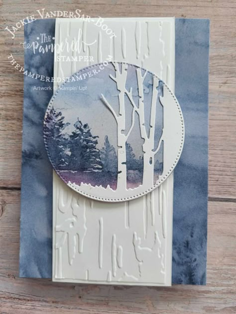 Country Flowers, Sympathy Cards Handmade, Karten Design, Tree Stamp, Stampin Up Christmas Cards, Tree Cards, Stampin Up Christmas, Christmas Cards To Make, Stamping Up Cards