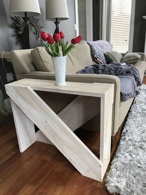 Diy Living Room Furniture, Couch Table, Table Diy, Diy Furniture Table, Steel Furniture, Living Room Diy, A Living Room, Design Case, Pallet Furniture