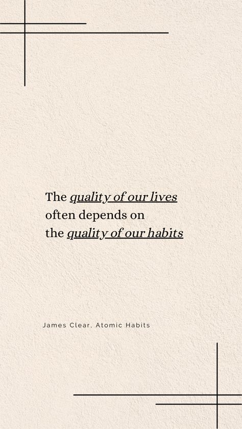 7 Habits Quotes, Atomic Habits Wallpaper, Habits Quotes Motivation, Atomic Habits Book Quotes, Habits Wallpaper, James Clear Atomic Habits, James Clear Quotes, Atomic Habits Quotes, Productive Era