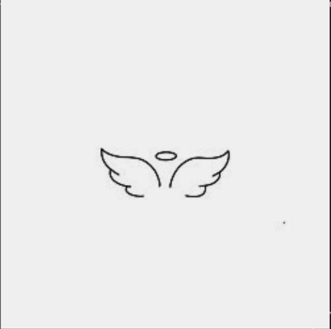 Angel Wings Stick And Poke, Fineline Angel Wing Tattoo, Angel Finger Tattoo, Angel Wings Finger Tattoo, Angel Wing Outline Tattoo, Fine Line Angel Wings Tattoo, Simple Angel Tattoo, Angel Wings Tattoo Small, Tiny Owl Tattoo