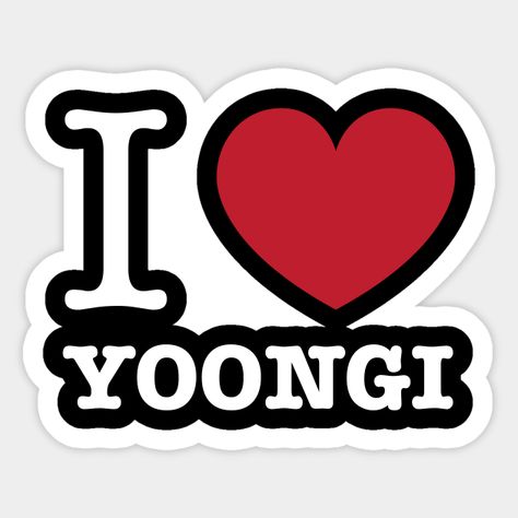 I love BTS Min Yoongi Suga typography new york style for Army -- Choose from our vast selection of stickers to match with your favorite design to make the perfect customized sticker/decal. Perfect to put on water bottles, laptops, hard hats, and car windows. Everything from favorite TV show stickers to funny stickers. For men, women, boys, and girls. Yoongi Stickers, Stickers Bts, Bts Stickers, New Pic, Celebrity Look Alike, Clip Arts, L Love You, New York Style, I Love Bts