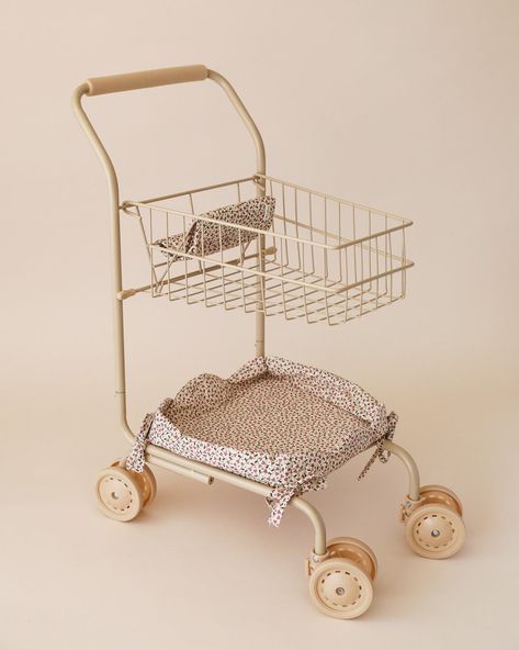 Kids Toy Shopping Cart - Milk Tank – Playroom Collective Car Pretend Play, Toy Shopping Cart, Baby Doll Strollers, Doll Storage, Shopping Carts, Dolls Prams, Doll Food, Kid Toys, Third Birthday