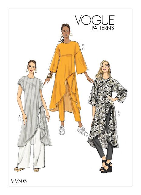 Sewing Patterns For Women, Top Sewing, Fitted Tunic, Trendy Sewing, Pants Sewing Pattern, Vogue Sewing, Vogue Sewing Patterns, Vogue Pattern, Vogue Patterns