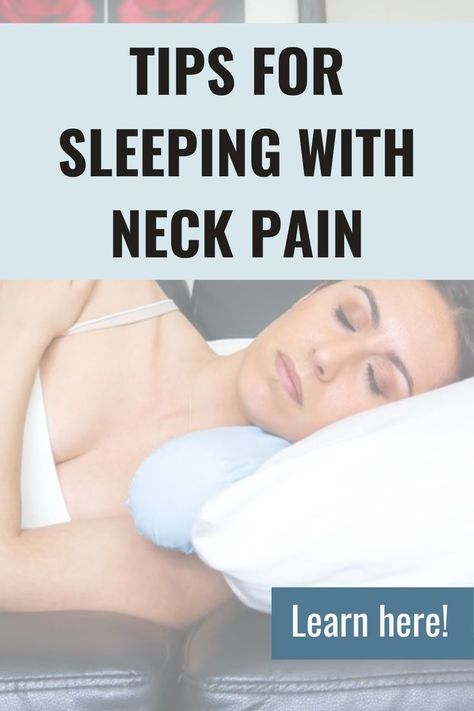 HOW TO SLEEP WITH NECK PAIN - Tips for sleeping for your neck including best sleeping positions Yoga For Pelvic Floor, Best Sleeping Positions, Neck Pain Pillow, Back Sleeping, Tips For Sleeping, Best Pillows For Sleeping, Best Neck Pillow, How To Relax Yourself, Nose Picking