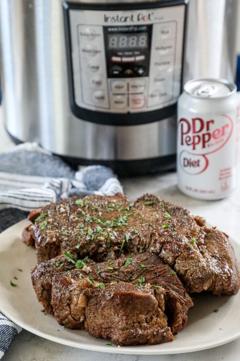 Instant Pot Dr Pepper Pot Roast - Sweet Cs Designs Dr Pepper Pot Roast, Instant Pot Pork Roast Recipe, Pressure Cooker Roast, Delicious Pot Roast, Easy Baked Pork Chops, Easy Pot Roast, Chicken Wing Recipes Baked, Lobster Recipes Tail, Easy Pork Chop Recipes