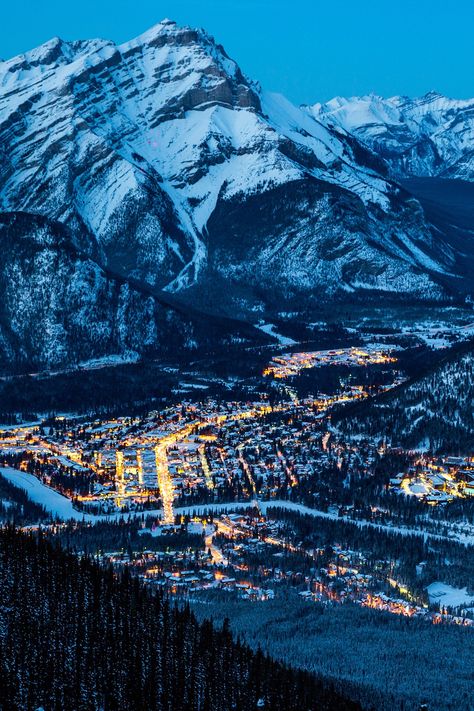 “The town of Banff is a spirited place, alive with adventure and wonder. In all directions you’re surrounded by strikingly beautiful and rugged mountains that seem to burst straight out of the ground.” - Banff Lake Louise 📸: Braden Jarvis #travel #traveldestination #aesthetic #Traveltips Banff National Park Lake Louise, Canada Aesthetic, Best Honeymoon Destinations, Banff Canada, Iphone Video, Park Pictures, Best Honeymoon, Travel Plan, Dream Places