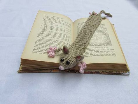 Mark our words, there’s nothing better than a squished possum. This cute, comical bookmark is just the fun craft project to remind you of that. Words and photos: Jane Wrigglesworth Level: Intermediate Materials: Fawn yarn Pink yarn 2 x 7.5mm crystal safety eyes Wool needle 3mm crochet hook Small bit of stuffing Tip: At the … Crochet Possum, Possum Magic, Marque-pages Au Crochet, Crochet Braids Freetress, Crochet Hats For Boys, Crochet Bookmark, Crochet Bookmarks, Yarn Tail, Pink Yarn