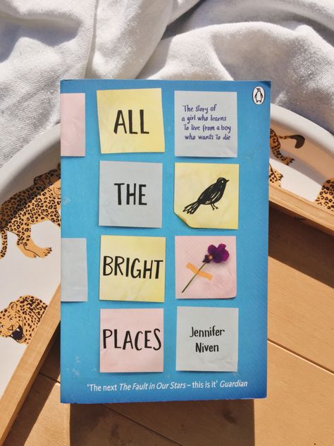 Jennifer Niven Books, All The Bright Places Aesthetic Book, All The Bright Places Book Aesthetic, All Bright Places, All The Bright Places Book, Good Books For Teens, Books Suggestions, Cute Books, Must Read Book