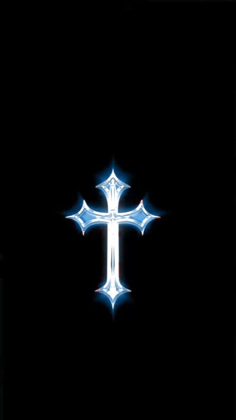 Light Blue Cross Wallpaper, Cross Lockscreen, Blue Cross Wallpaper, Cross Pfp, Christ Wallpaper, Halloween Ios, Church Background, Jesus Cross Wallpaper, Anuel Aa Wallpaper