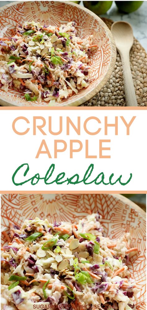 Coleslaw Recipes For Pulled Pork, Coleslaw Pulled Pork, Apple Cider Slaw Recipes, Asian Apple Slaw, Best Slaw For Pulled Pork, Apple Coleslaw Recipe Cider Vinegar, Healthy Coleslaw Recipes Clean Eating, Apple Sides For Pork, Coleslaw Recipe For Pulled Pork No Mayo