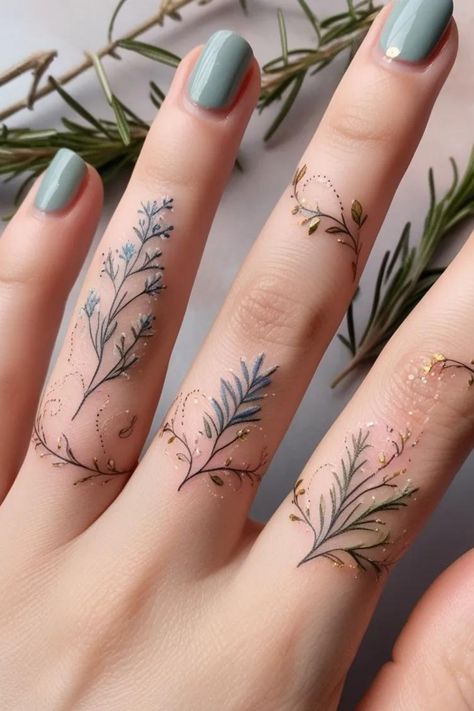 Dainty Finger Tattoos Woman Thumb Tattoo, Finger Flowers Tattoo, Simple Symbolic Tattoos, Arrow Hand Tattoos For Women, Mystic Hand Tattoo, Violet Finger Tattoo, Hand Tattoos Boho, Knuckle Tattoos For Women Symbols, Ethereal Finger Tattoos